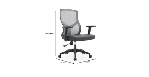 Glen Cotton Mid-Back Adjustable  Office Conference Chair