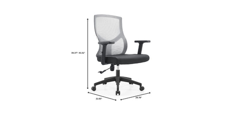 Glen Cotton Mid-Back Adjustable  Office Conference Chair