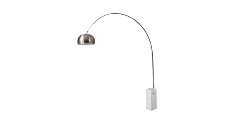 Arco Modern Floor Lamp with Marble Cube Base