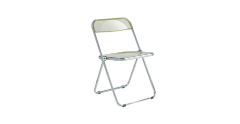 Lawrence Acrylic Folding Chair With Metal Frame