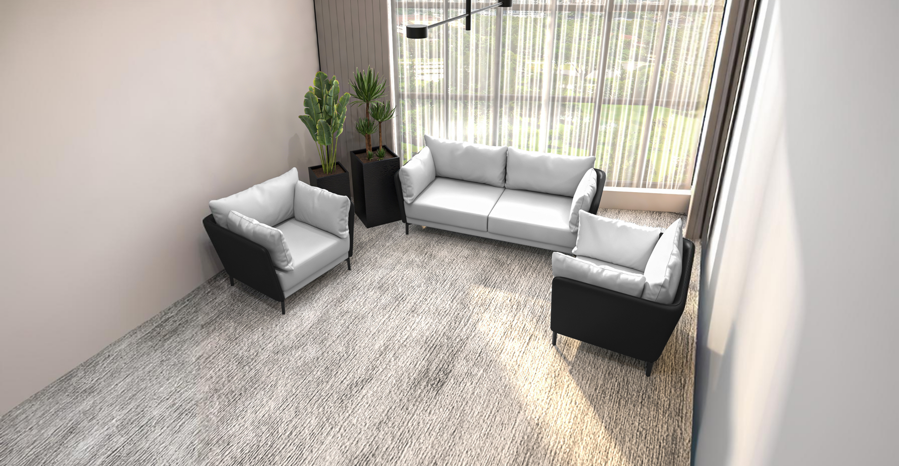 Luxify Single-Seater Leather Sofa Accent Armchair with Stainless Steel Legs and Removable Cushions