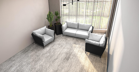 Luxify Single-Seater Leather Sofa Accent Armchair with Stainless Steel Legs and Removable Cushions