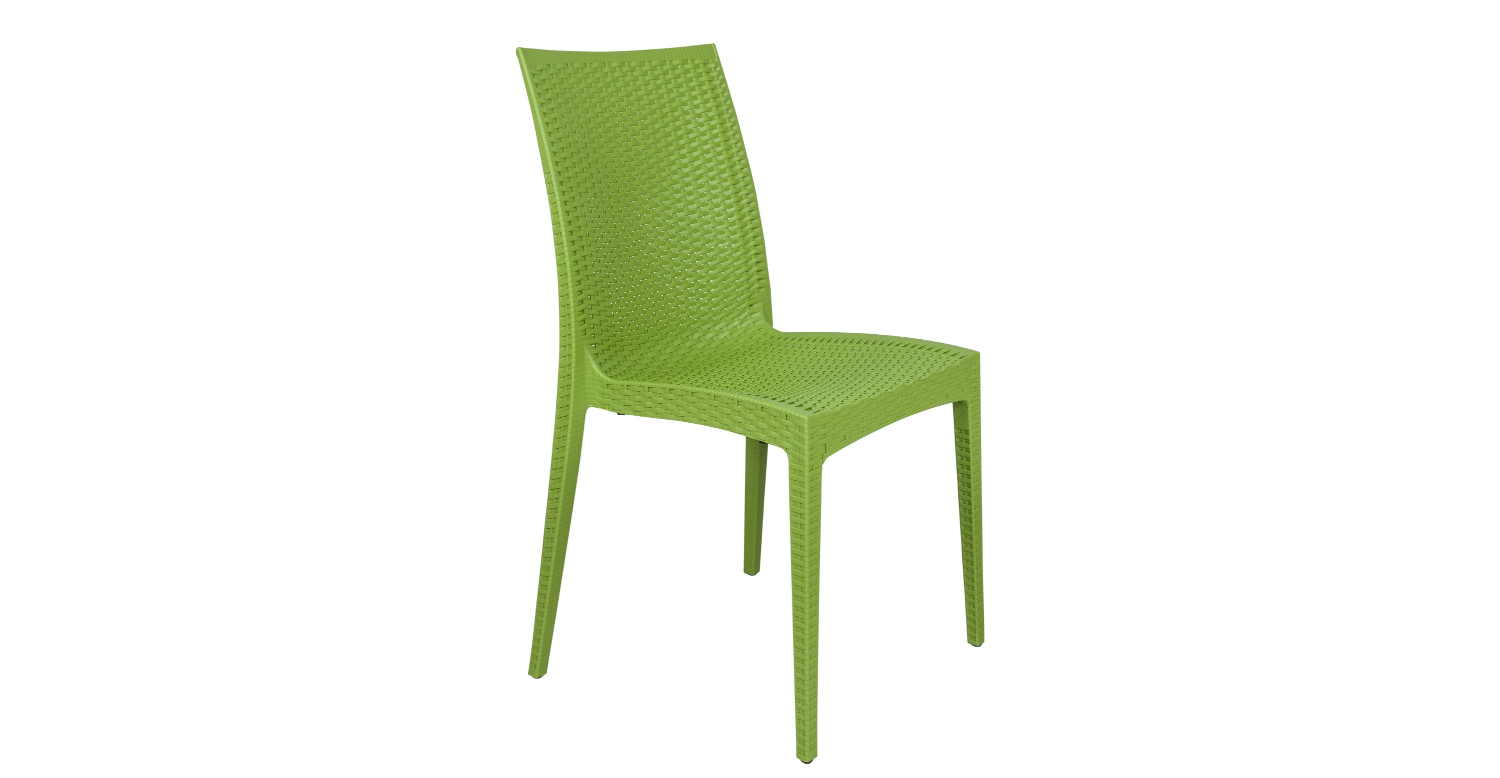 Mace Patio Outdoor Dining Chair with Weave Design in Polypropylene