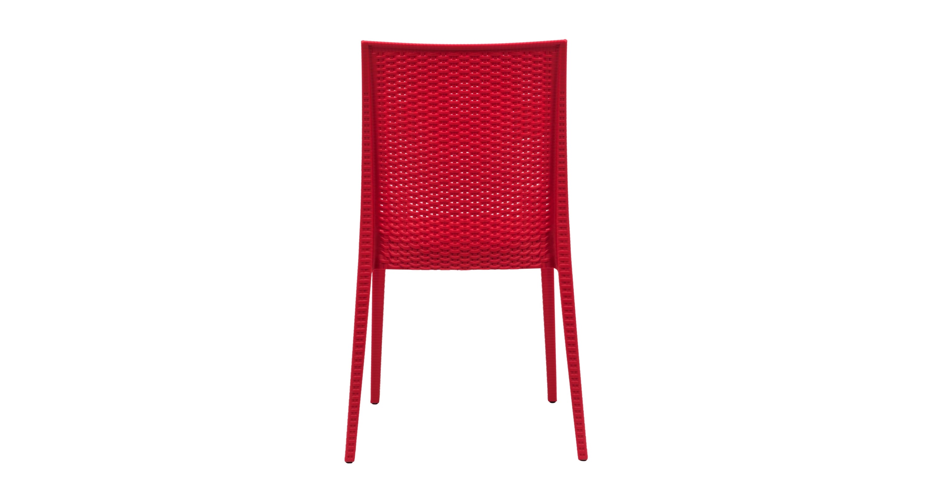 Mace Patio Outdoor Dining Chair with Weave Design in Polypropylene