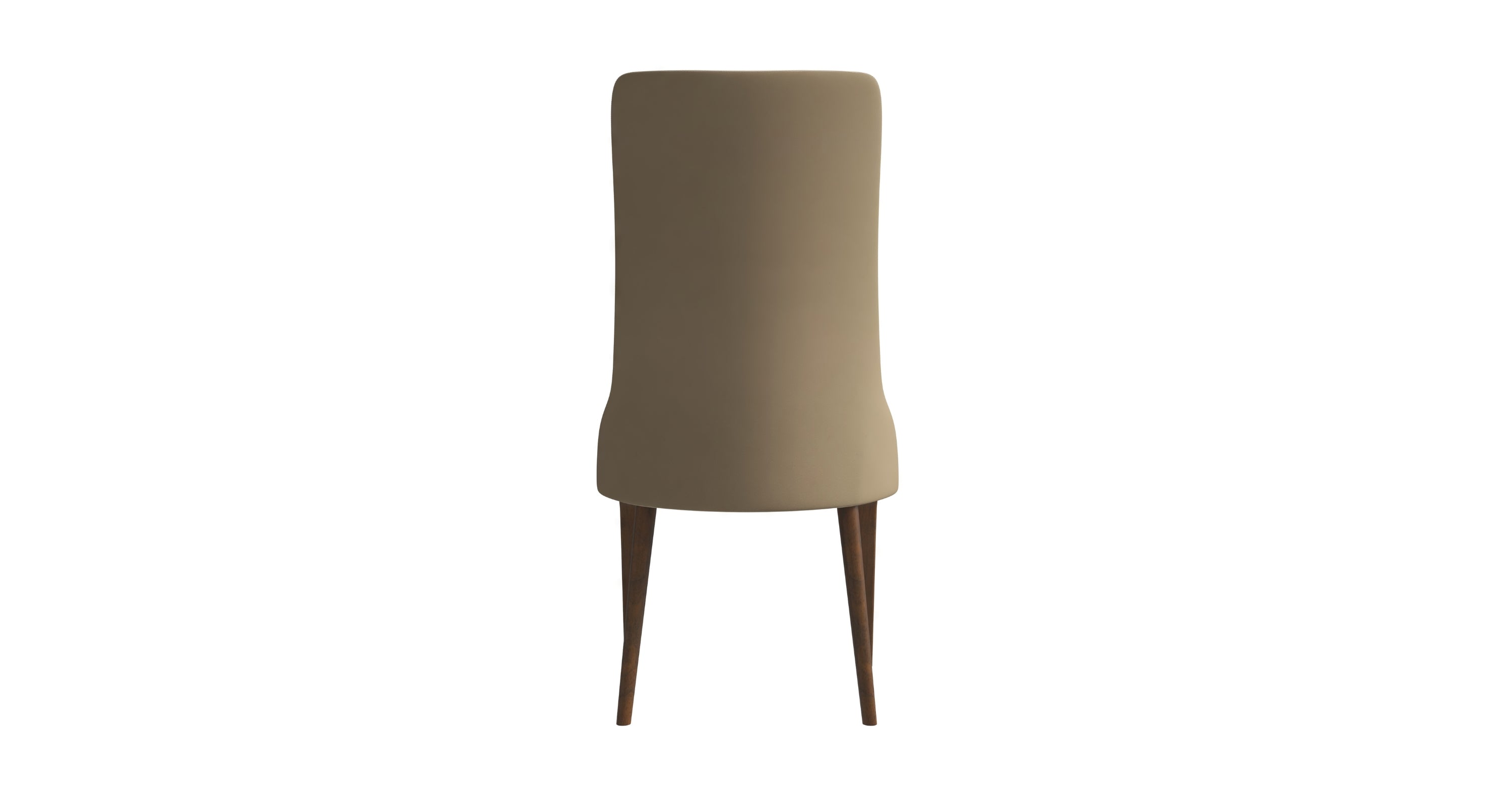 Elm Dining Chair with a Leather/Velvet Seat and a Two-Tone Color Design Backrest in Ash Wood