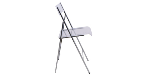 Menno Modern Acrylic Folding Chair