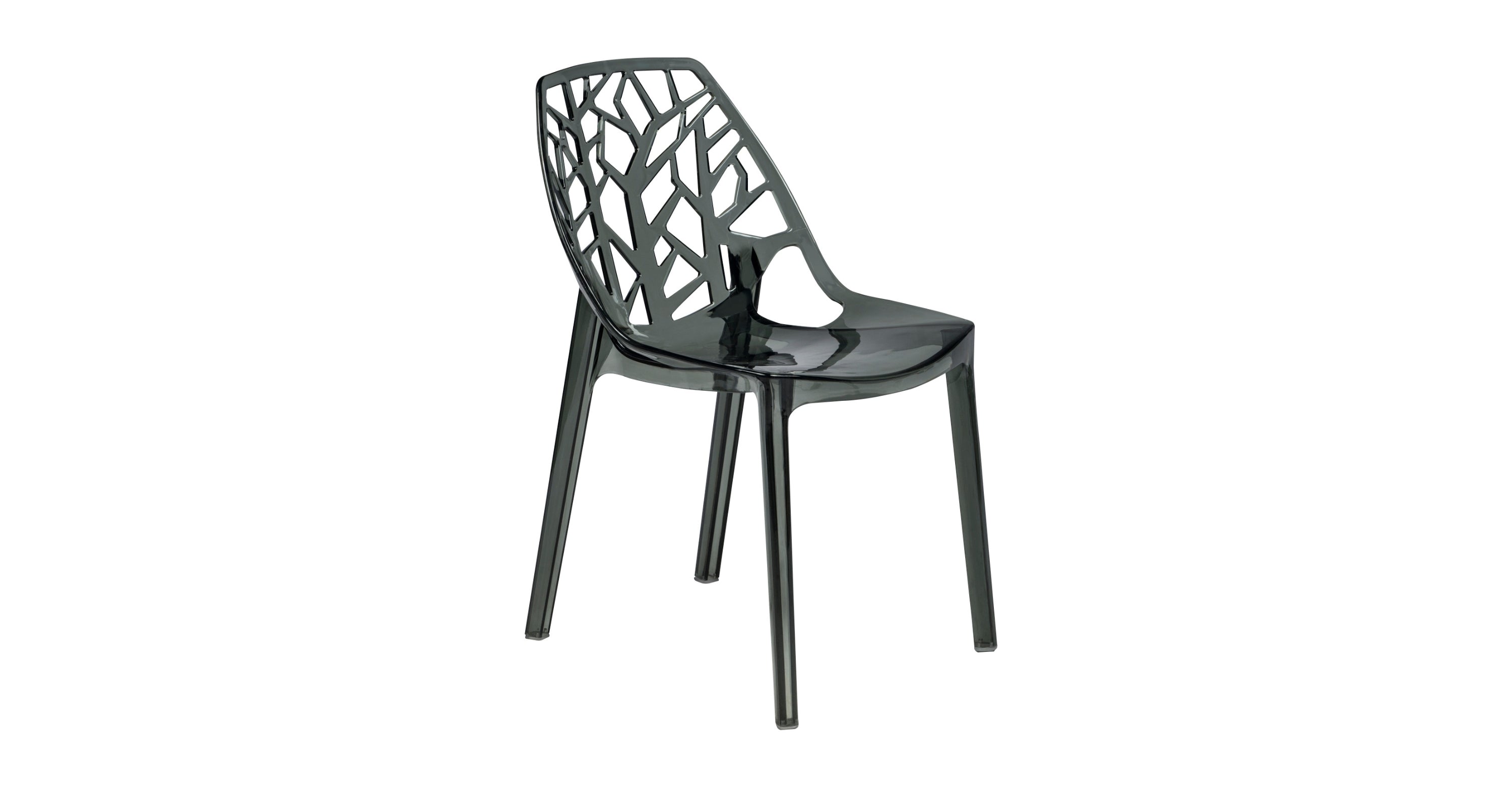 Cornelia Modern Dining Chair ABS Plastic Side Chair, Set of 4