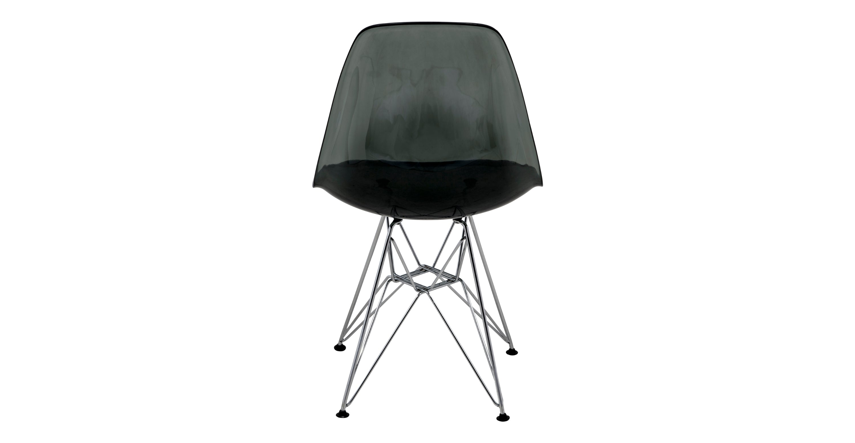 Dover and Cresco Modern Dining Chair Molded Side Chair with Base