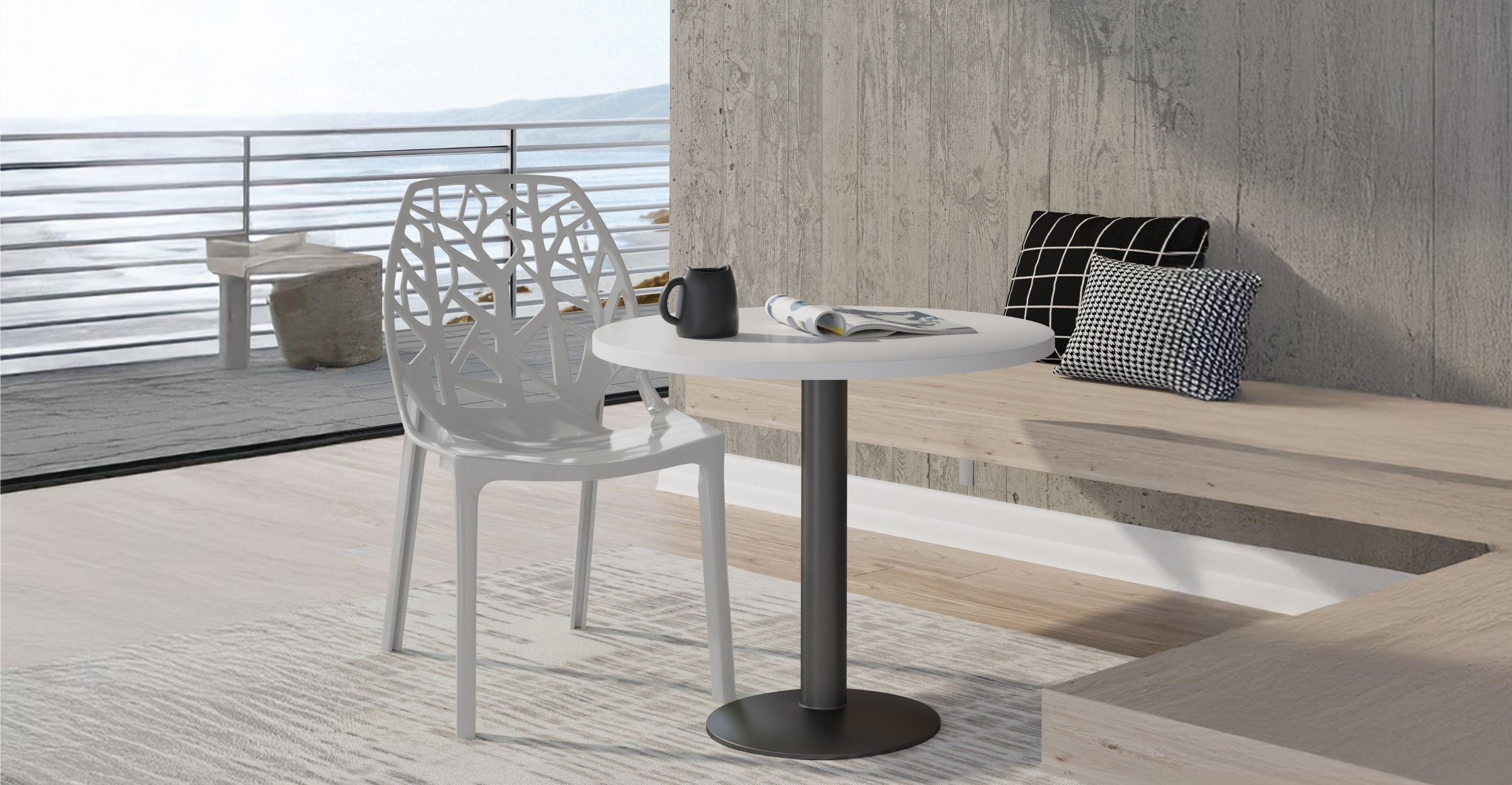 Cornelia Modern ABS Plastic Dining Side Chair