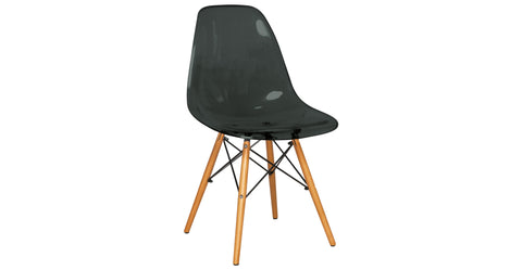 Dover and Cresco Modern Dining Chair Molded Side Chair with Base