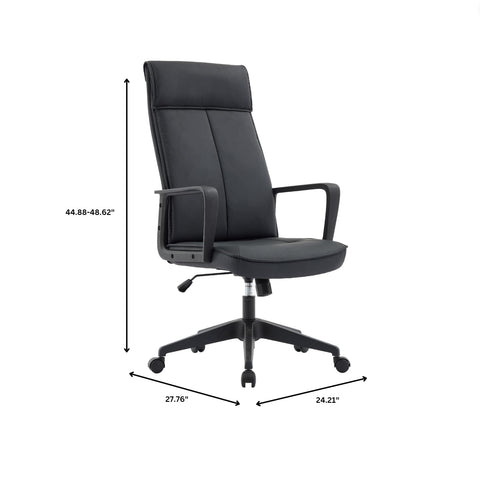 Aiaria High-Back Ergonomic Office Chair with Adjustable Height, Swivel, and Tilt