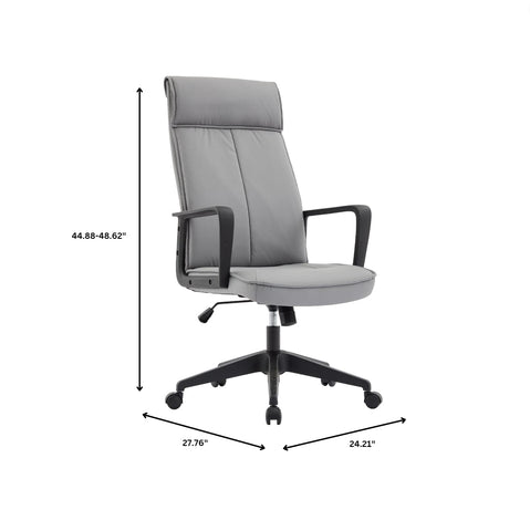 Aiaria High-Back Ergonomic Office Chair with Adjustable Height, Swivel, and Tilt