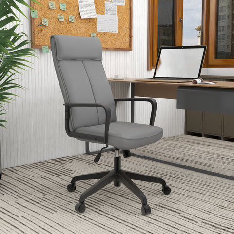 Aiaria High-Back Ergonomic Office Chair with Adjustable Height, Swivel, and Tilt