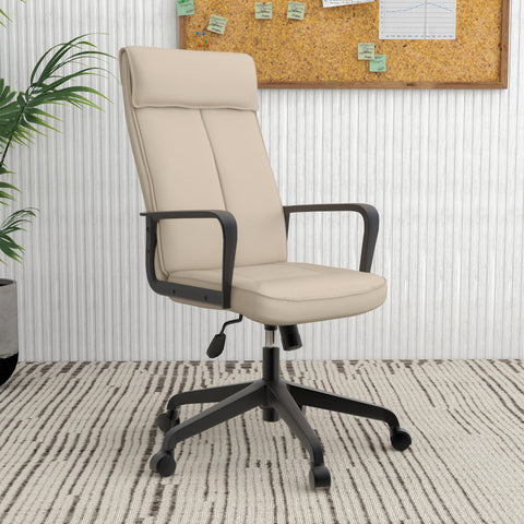 Aiaria High-Back Ergonomic Office Chair with Adjustable Height, Swivel, and Tilt