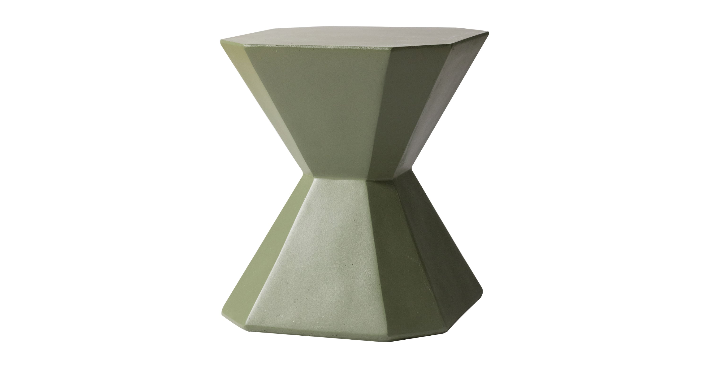 Azure Side Table Round Fiberstone Accent Table Olive Green