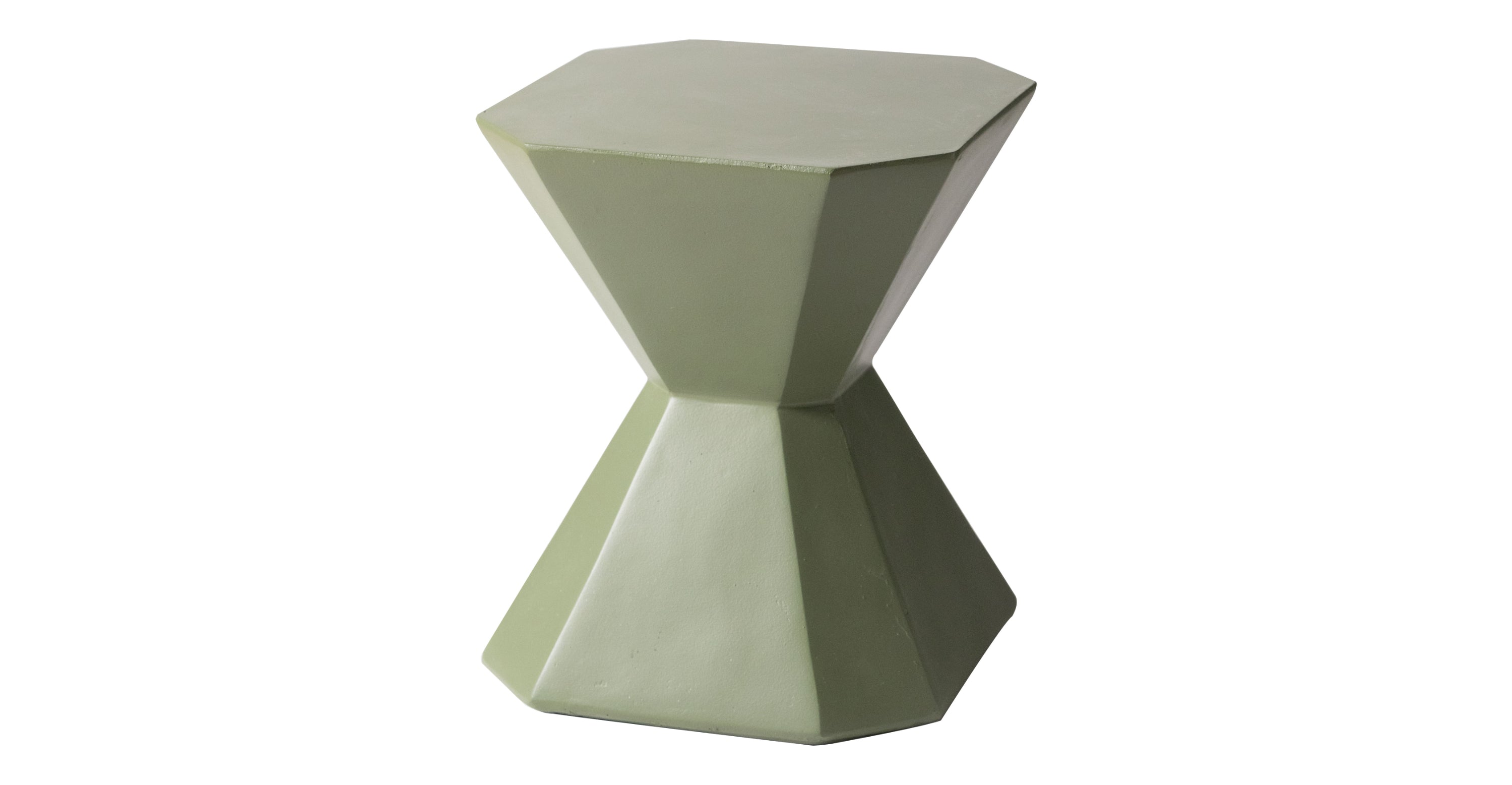 Azure Side Table Round Fiberstone Accent Table Olive Green