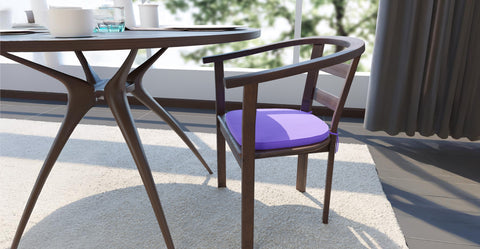 Modern Dining Chair Cushion Pads Purple