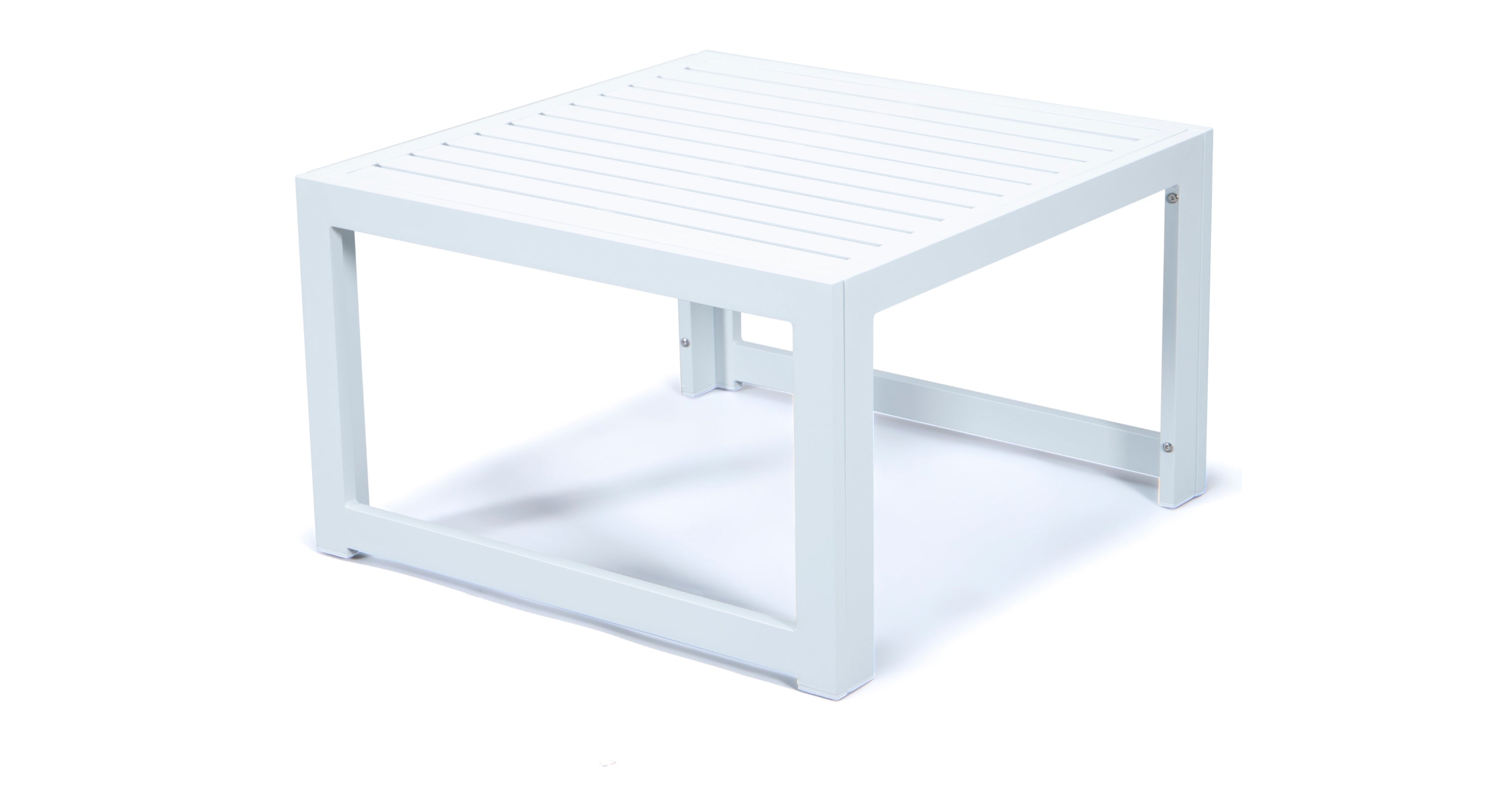 Chelsea Aluminum Patio Coffee Table White