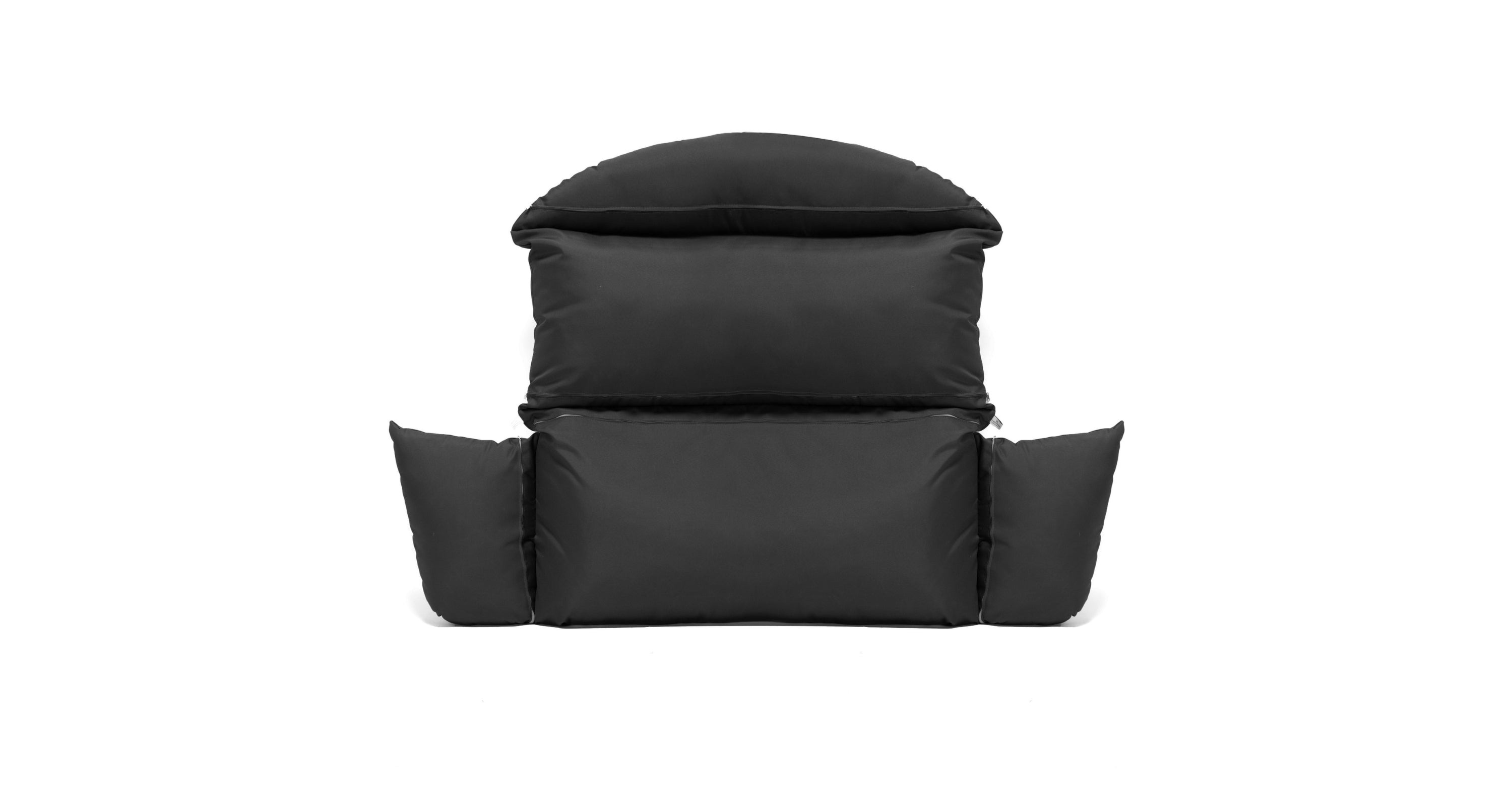 Hanging 2 person Egg Swing Cushion Black