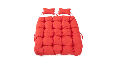 Hanging 2 person Egg Swing Cushion Red