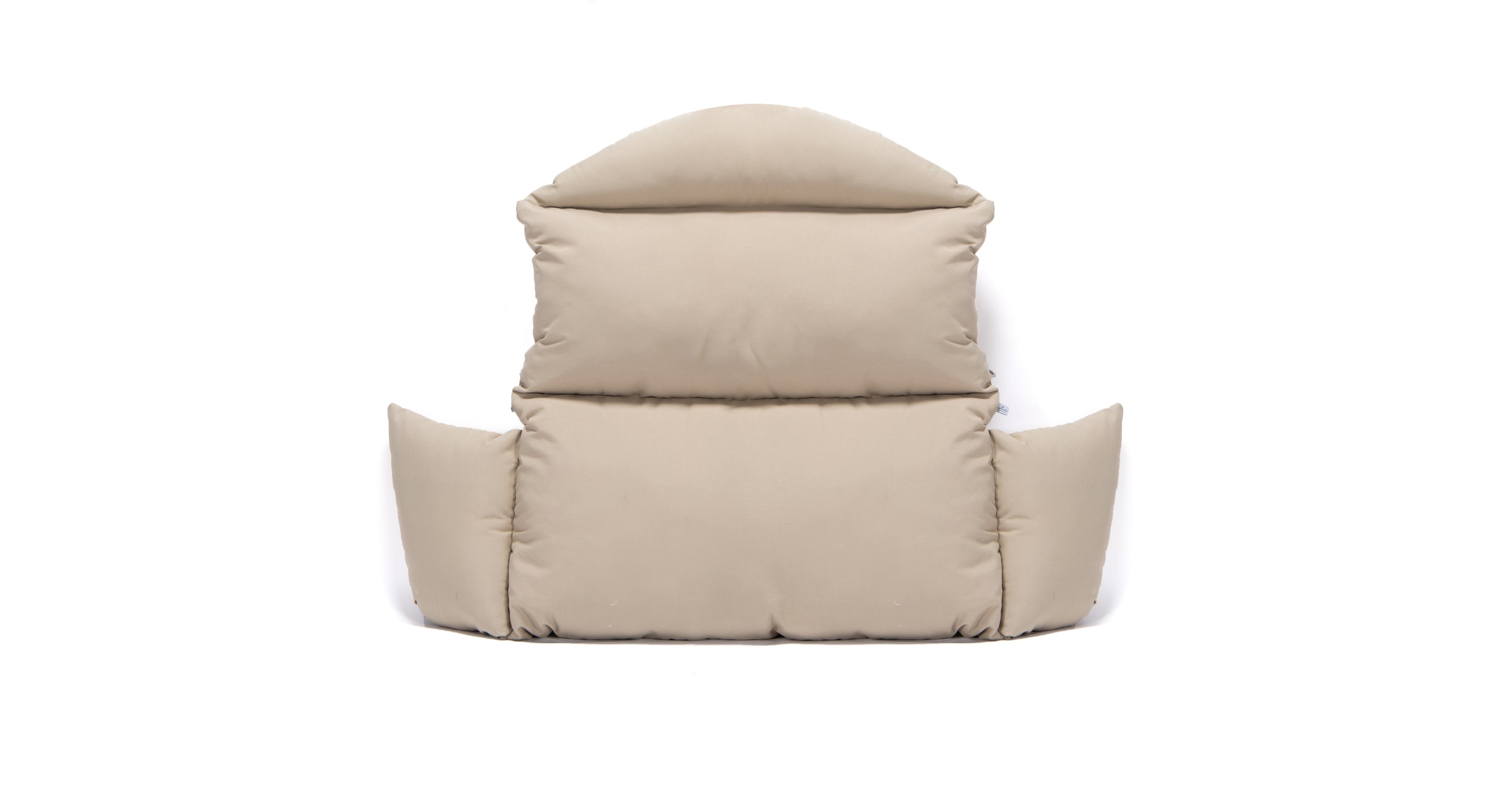 Hanging 2 person Egg Swing Cushion Taupe