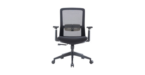 Ingram Ergonomic Modern Office Mesh Task Chair With Adjustable Height Black