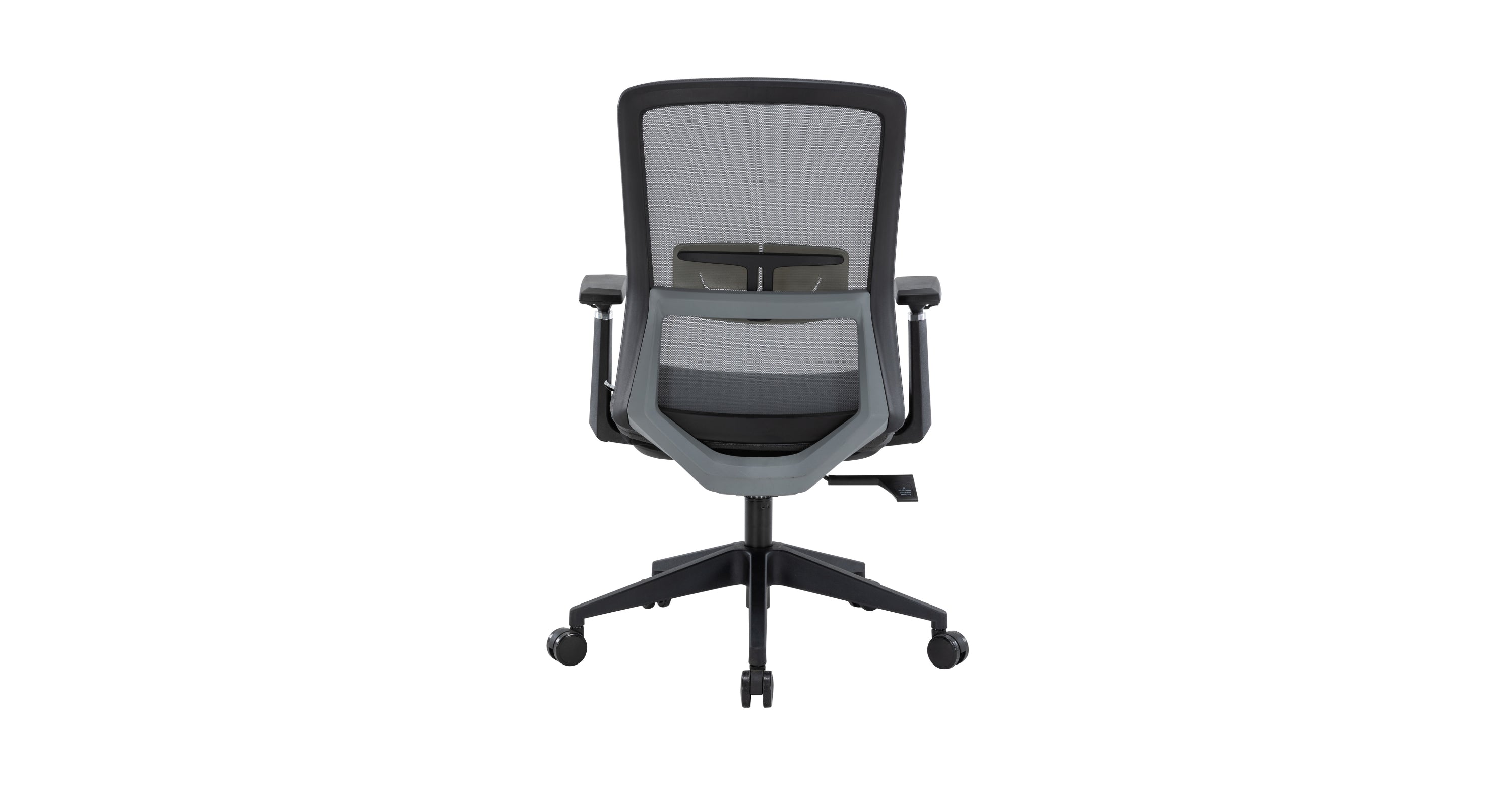 Ingram Ergonomic Modern Office Mesh Task Chair With Adjustable Height Grey/Grey