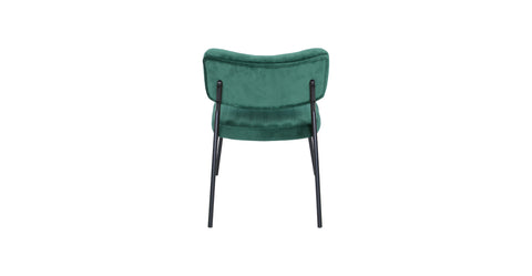 Marilane Upholstered Velvet Accent Chair With Metal Frame Emerald Green