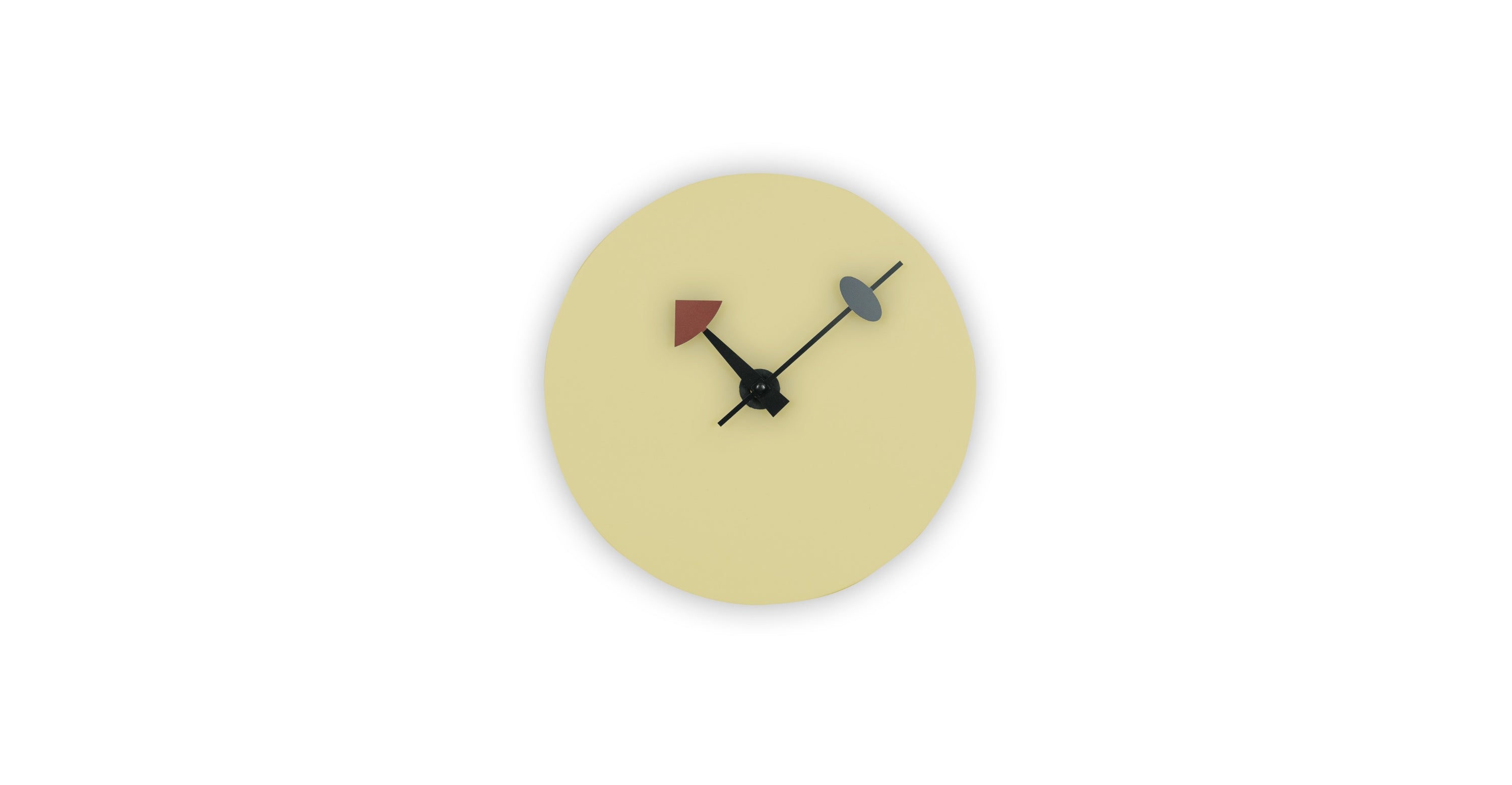 Manchester Modern Round Silent Non-Ticking Wall Clock Cream