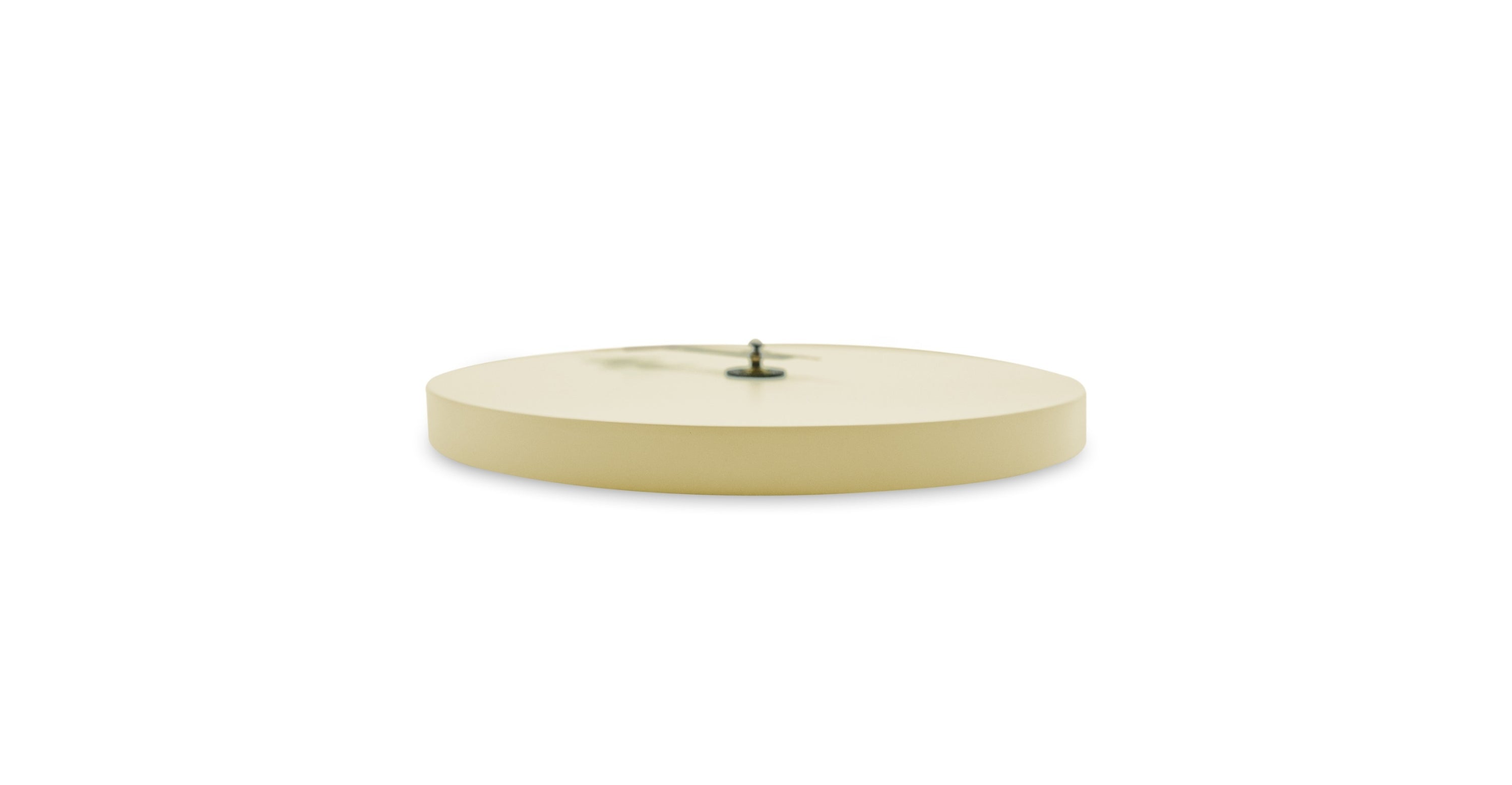 Manchester Modern Round Silent Non-Ticking Wall Clock Cream