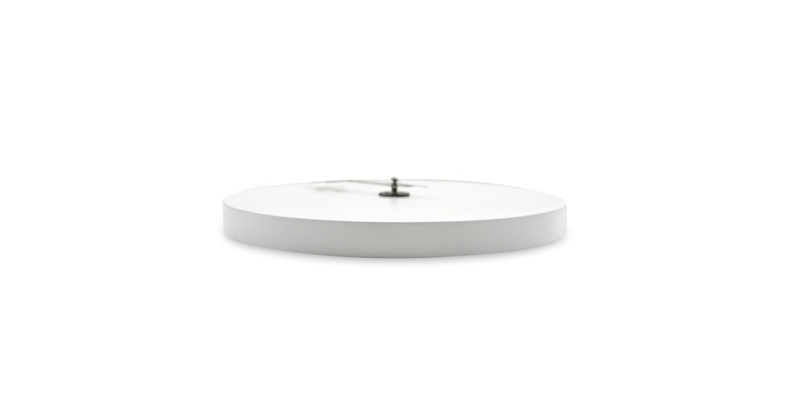 Manchester Modern Round Silent Non-Ticking Wall Clock White