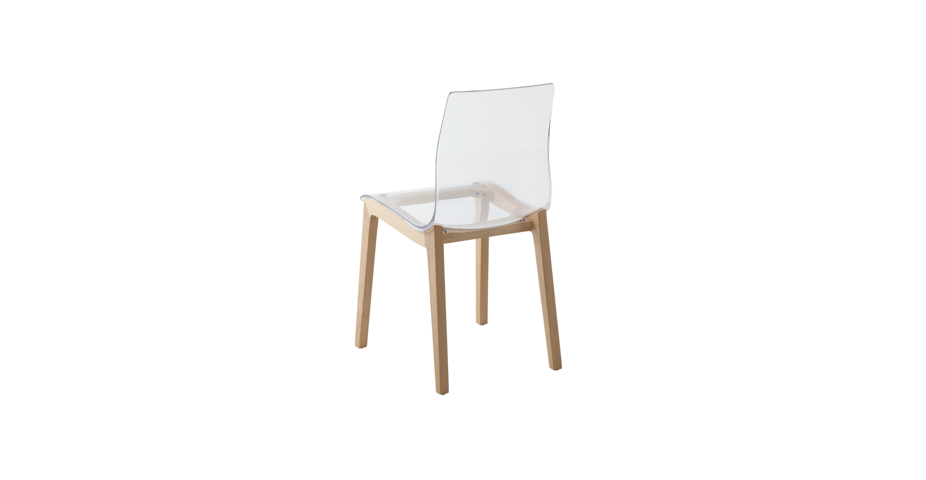 Marsden Modern Dining Side Chair with Beech Wood Legs, Set of 2 Natural Wood