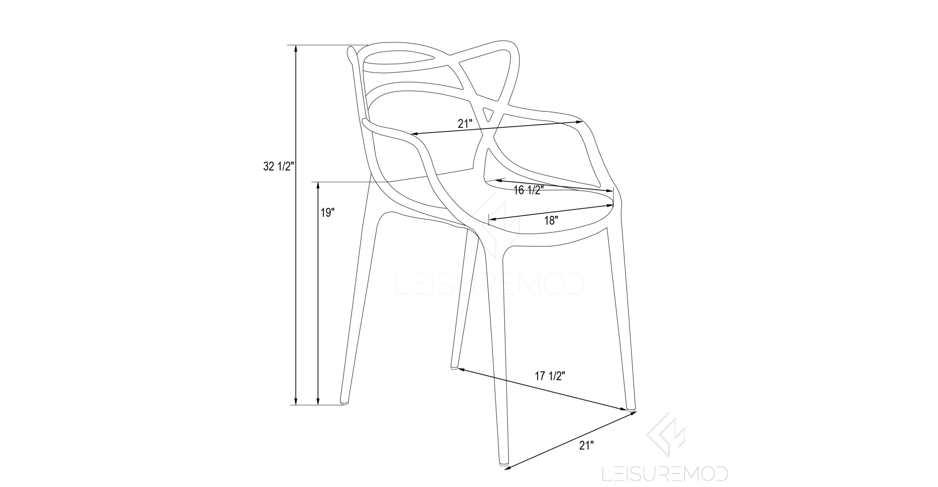 Milan Modern Wire Design Dining Chair Clear