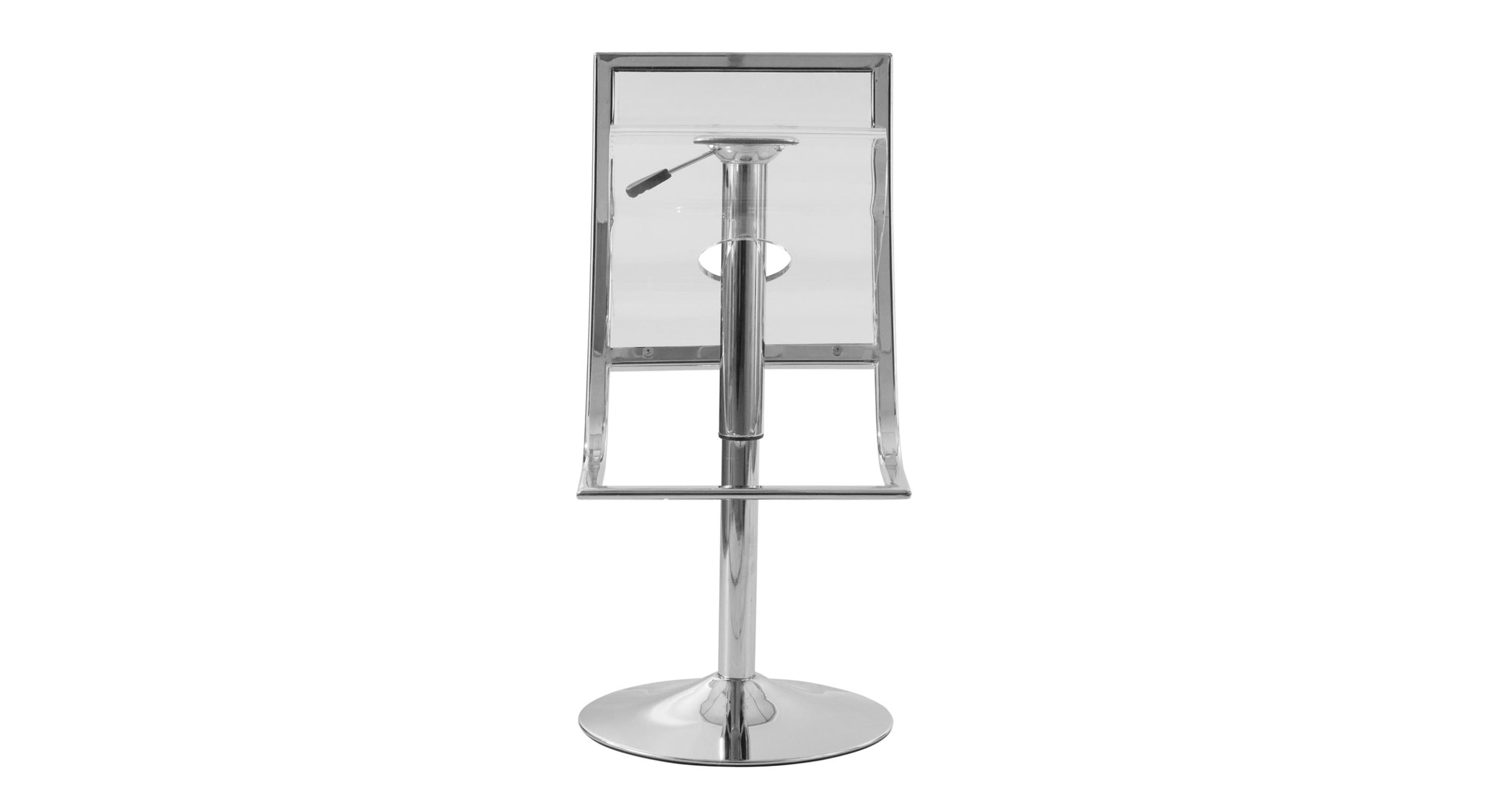 Napoli Transparent Acrylic Bar/Counter Stool