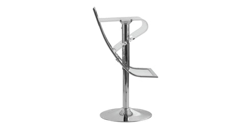 Napoli Transparent Acrylic Bar/Counter Stool