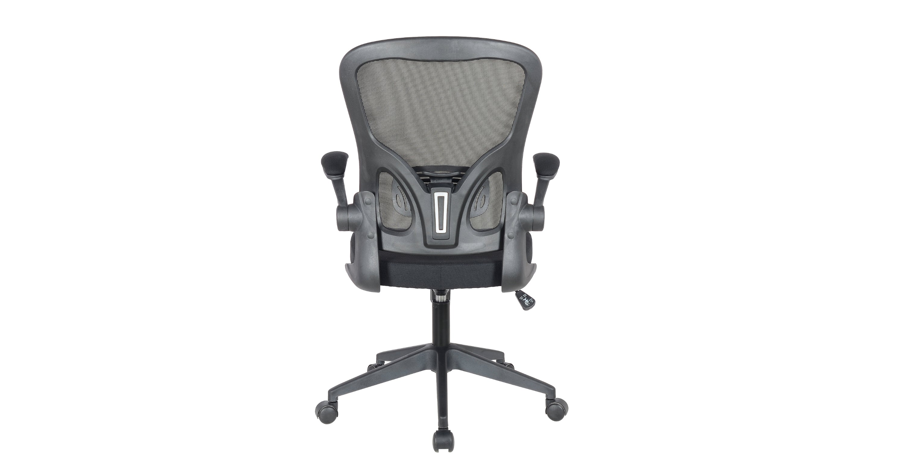 Newton Mesh Ergonomic Office Chair Adjustable Height with Flip Armrest Beige