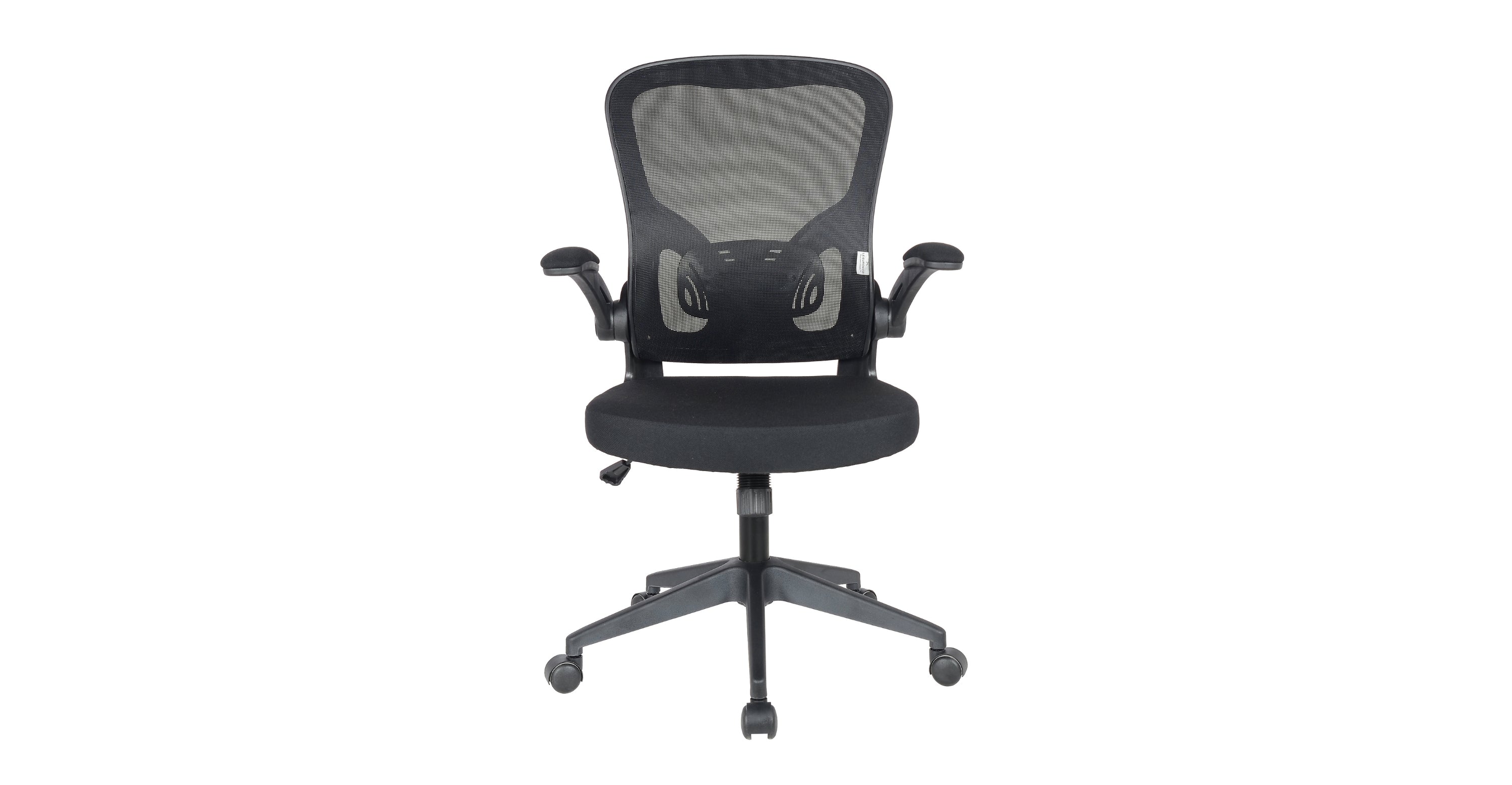 Newton Mesh Ergonomic Office Chair Adjustable Height with Flip Armrest Black