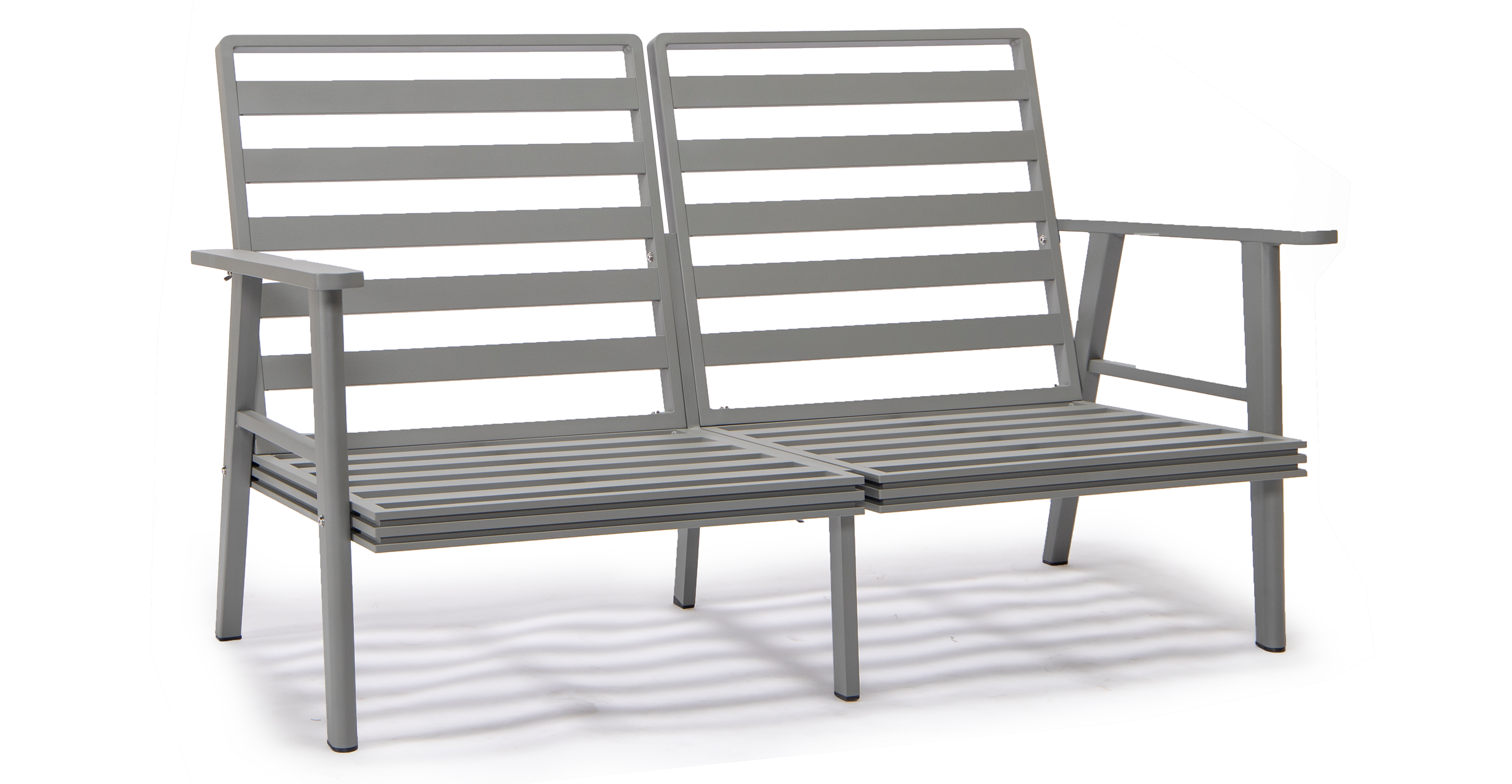 Walbrooke Aluminum Patio Conversation With Slats Design Fire Pit Table & Tank Holder