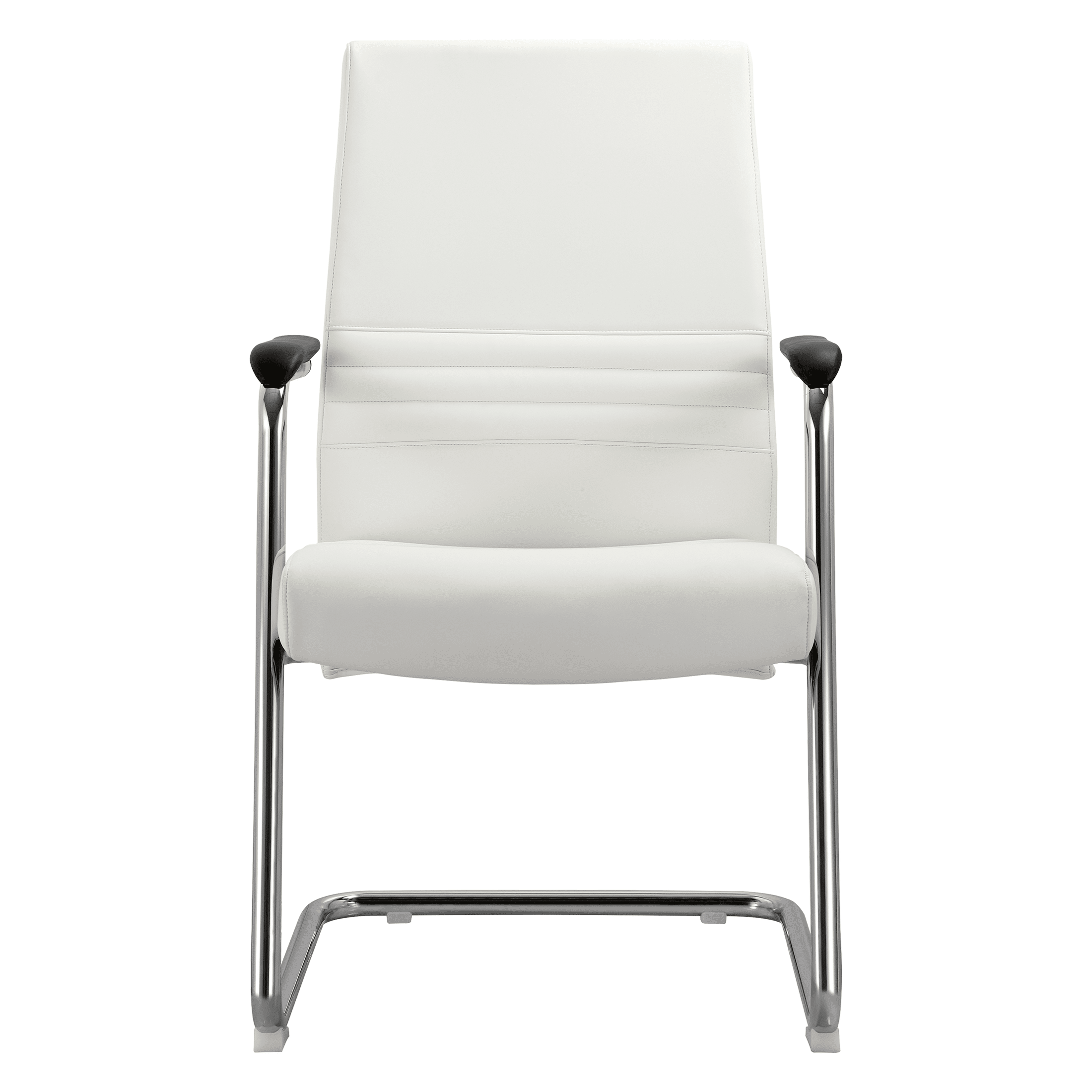 Aleen Office Chair with Upholstered Seat and Metal Armrest