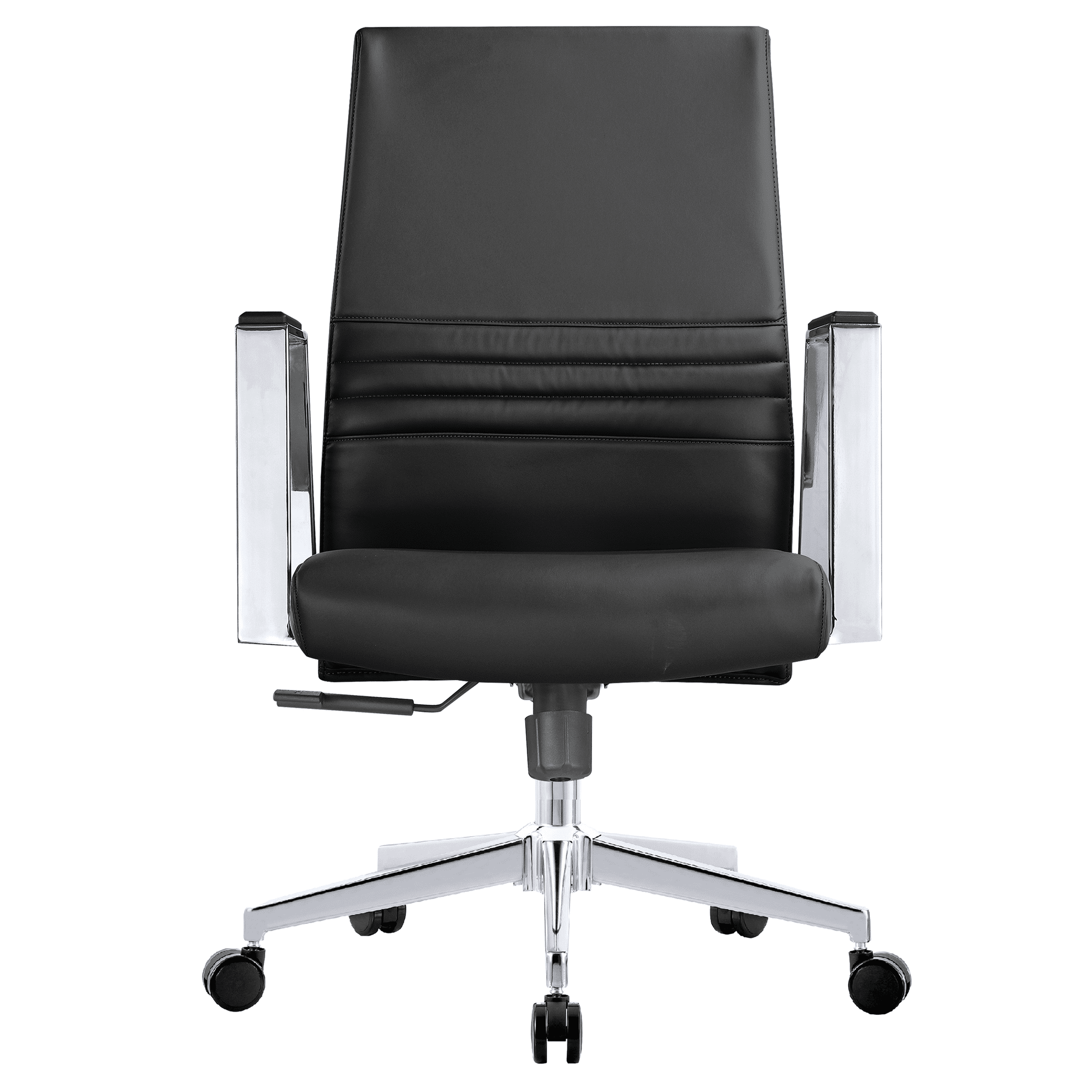 Aleen Leather Office Chair with Adjustable Height, Tilt and 360 Degree Swivel