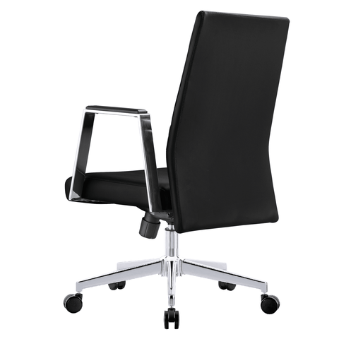 Aleen Leather Office Chair with Adjustable Height, Tilt and 360 Degree Swivel