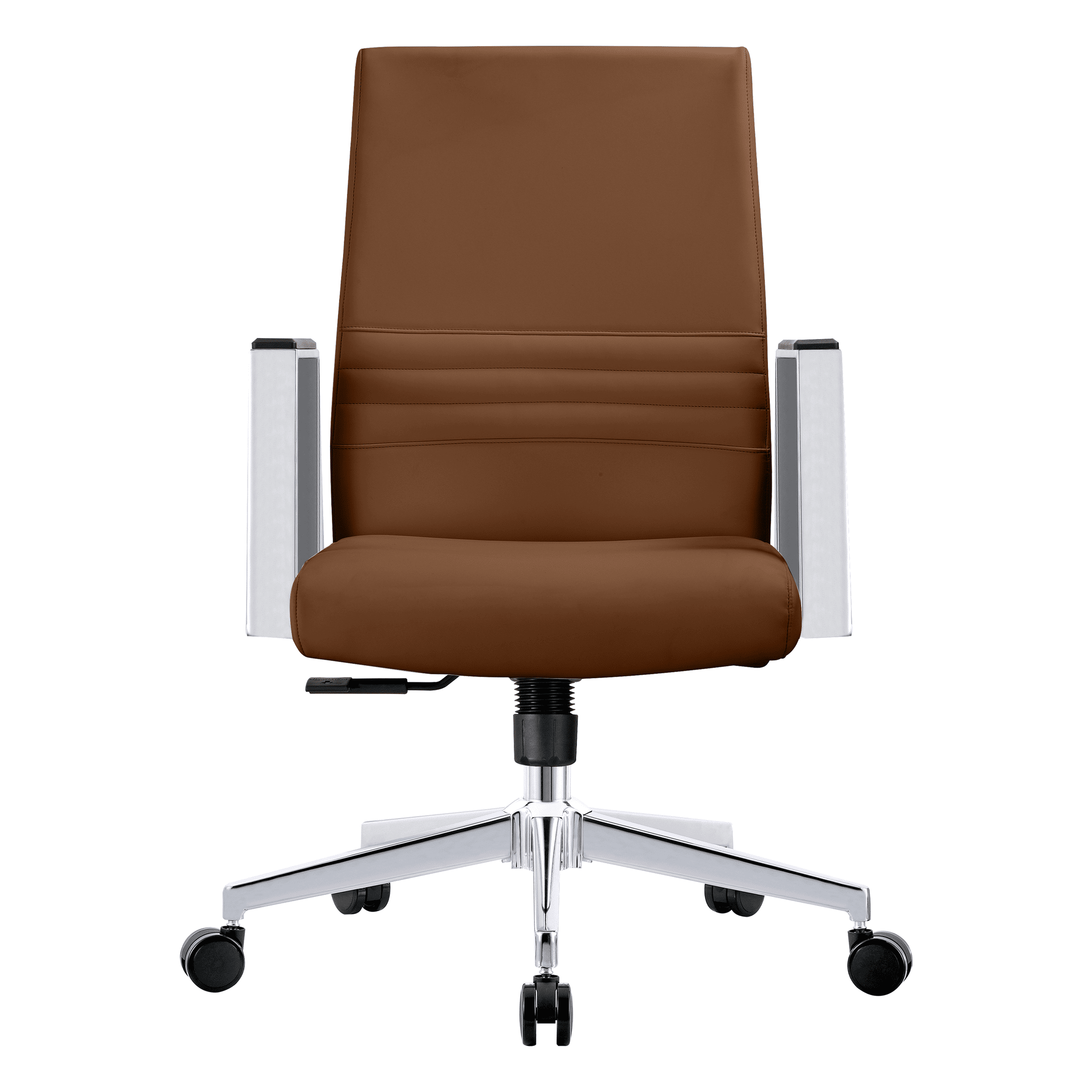 Aleen Leather Office Chair with Adjustable Height, Tilt and 360 Degree Swivel