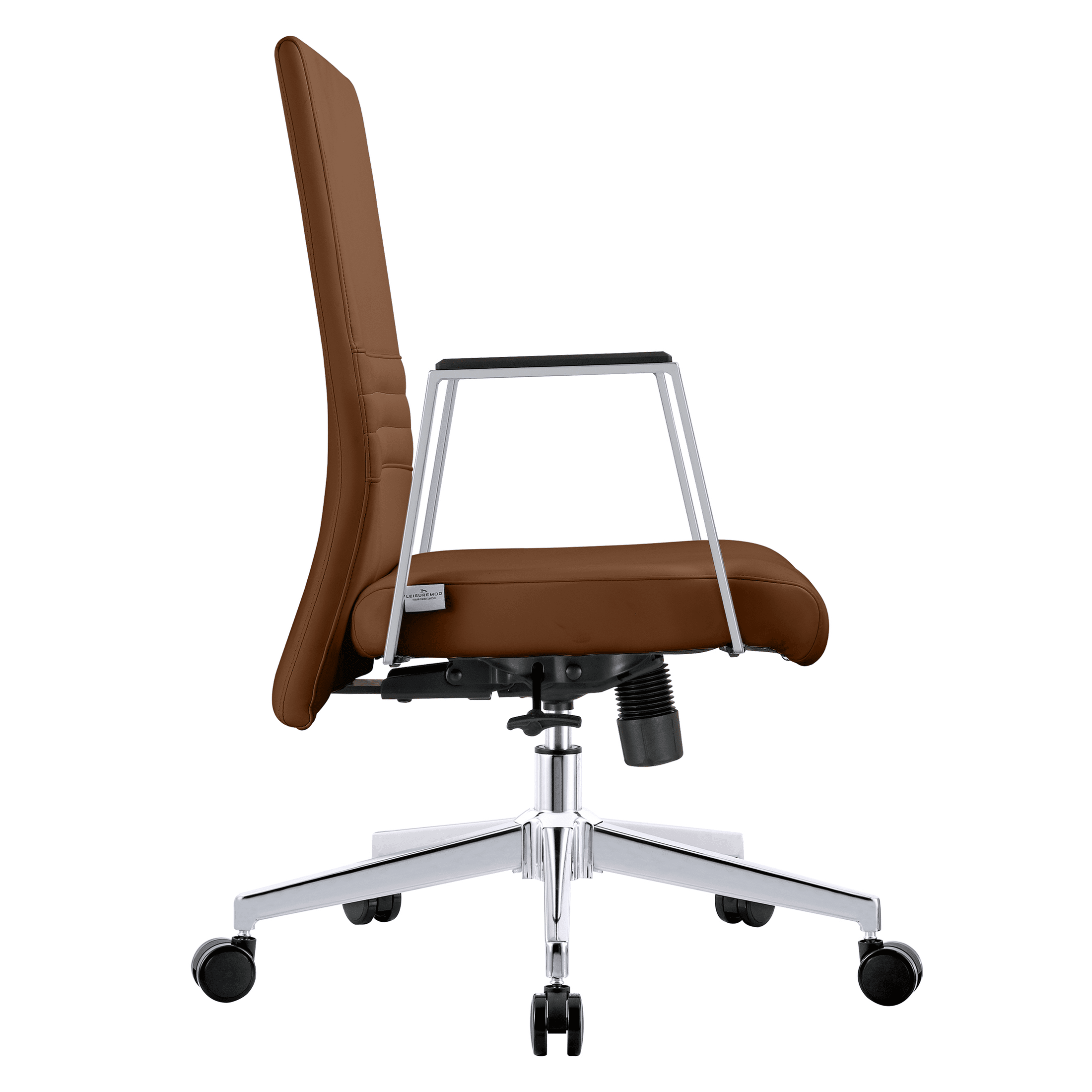 Aleen Leather Office Chair with Adjustable Height, Tilt and 360 Degree Swivel