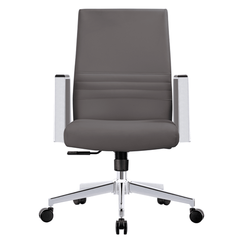 Aleen Leather Office Chair with Adjustable Height, Tilt and 360 Degree Swivel