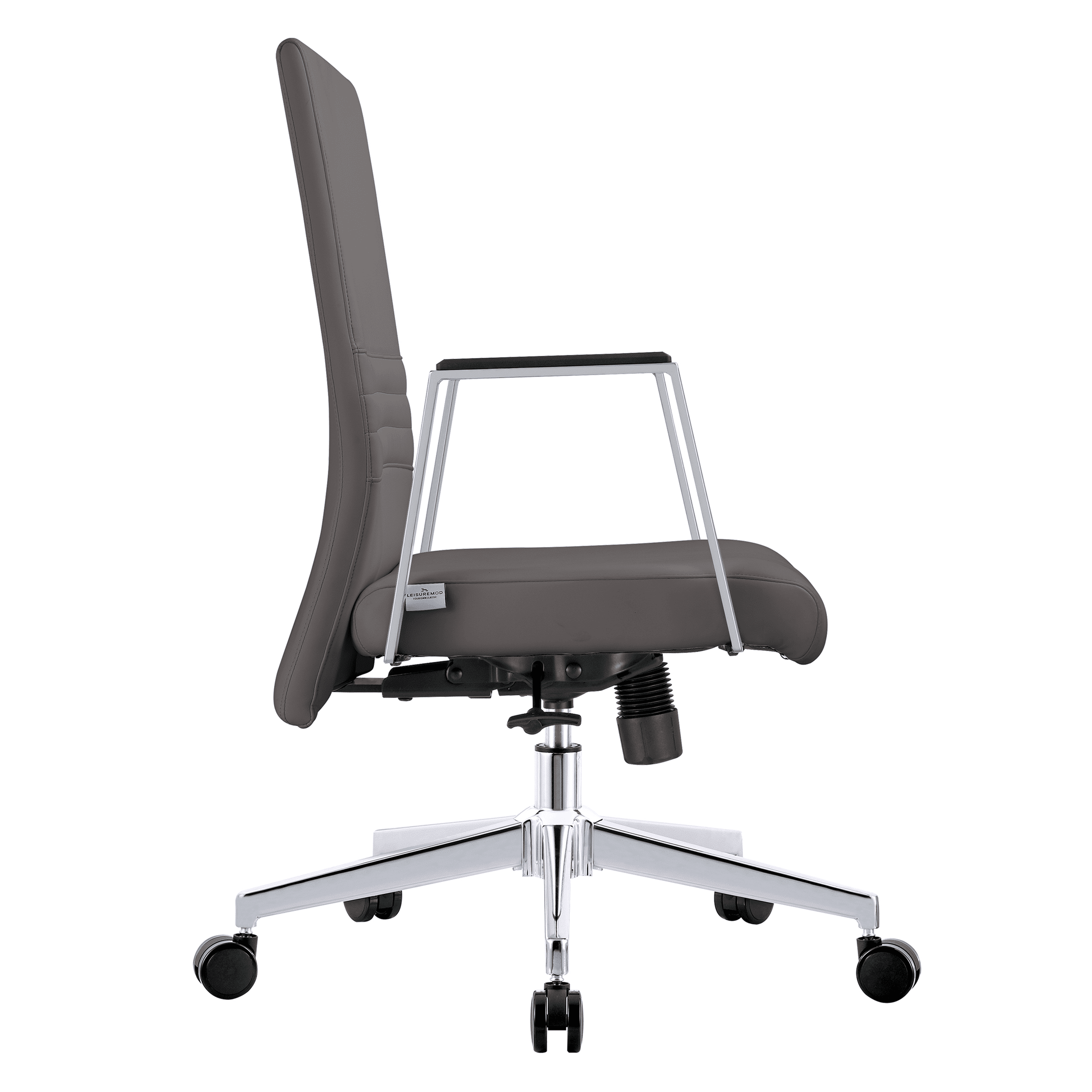 Aleen Leather Office Chair with Adjustable Height, Tilt and 360 Degree Swivel