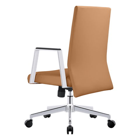 Aleen Leather Office Chair with Adjustable Height, Tilt and 360 Degree Swivel