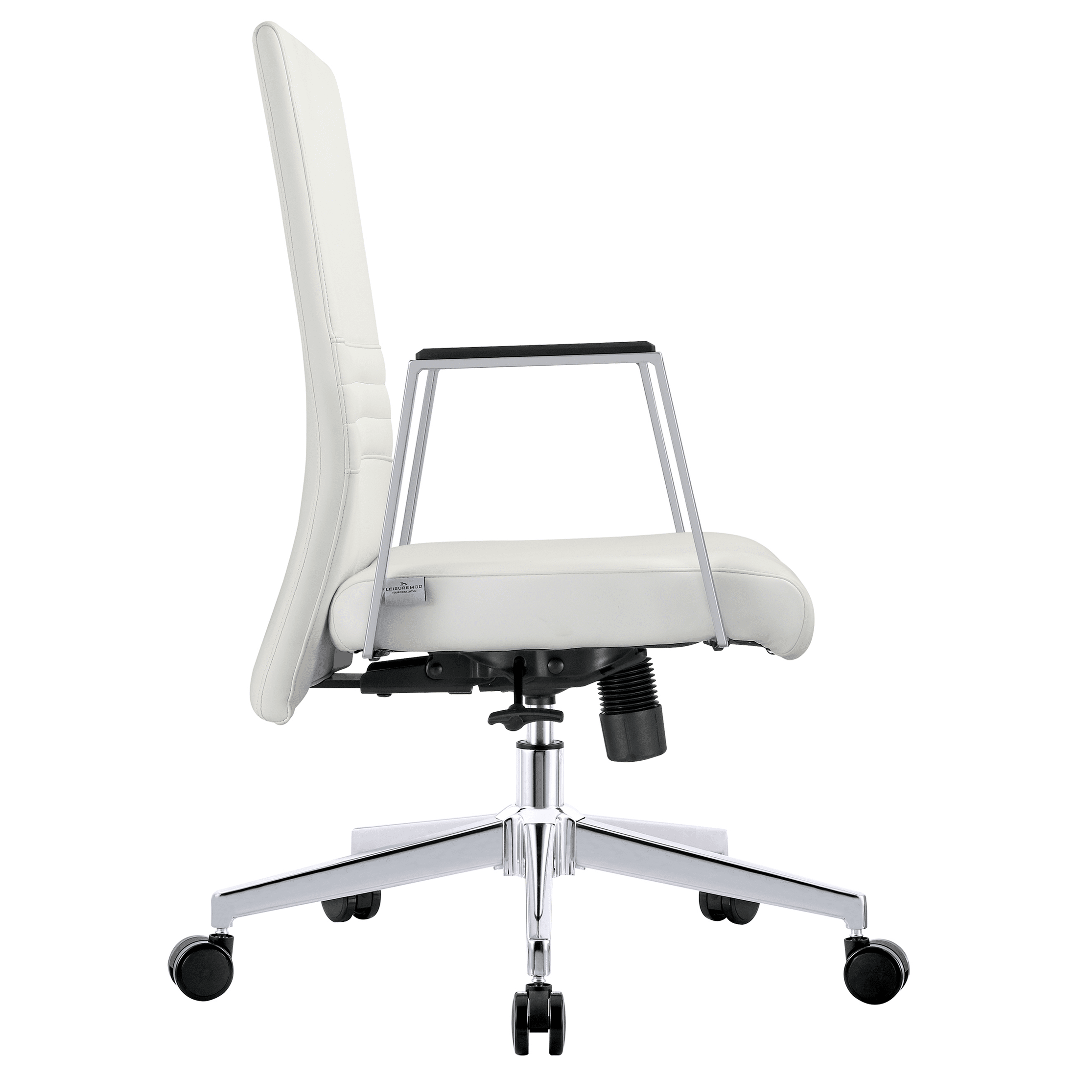 Aleen Leather Office Chair with Adjustable Height, Tilt and 360 Degree Swivel