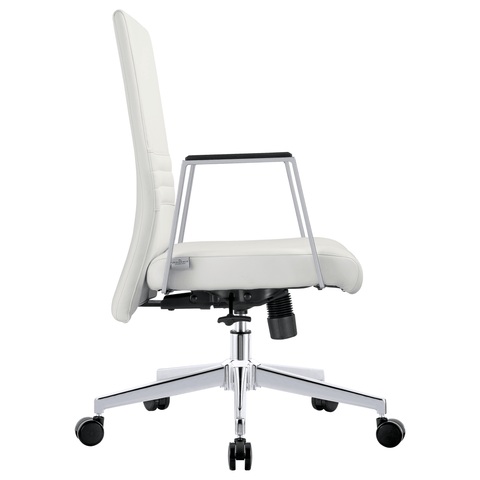 Aleen Leather Office Chair with Adjustable Height, Tilt and 360 Degree Swivel