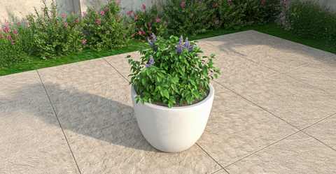 Dahlia Modern Fiberstone and MgO Clay Planter Pot for Indoor and Outdoor