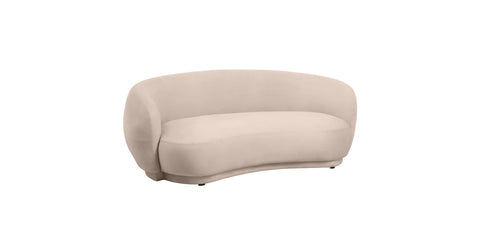 Faze 3-Seater Wide Couch Sofa Upholstered in Velvet